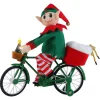 Mr. Christmas Musical Decor>11" Animated Cycling Elf
