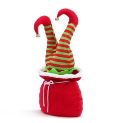 Mr. Christmas Kickers>17" Animated Kicker In Bag - Elf