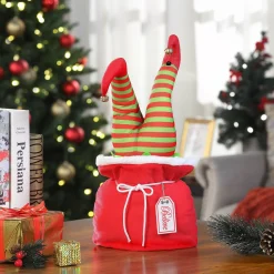 Mr. Christmas Kickers>17" Animated Kicker In Bag - Elf