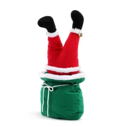Mr. Christmas Kickers>17" Animated Kicker In Bag - Santa