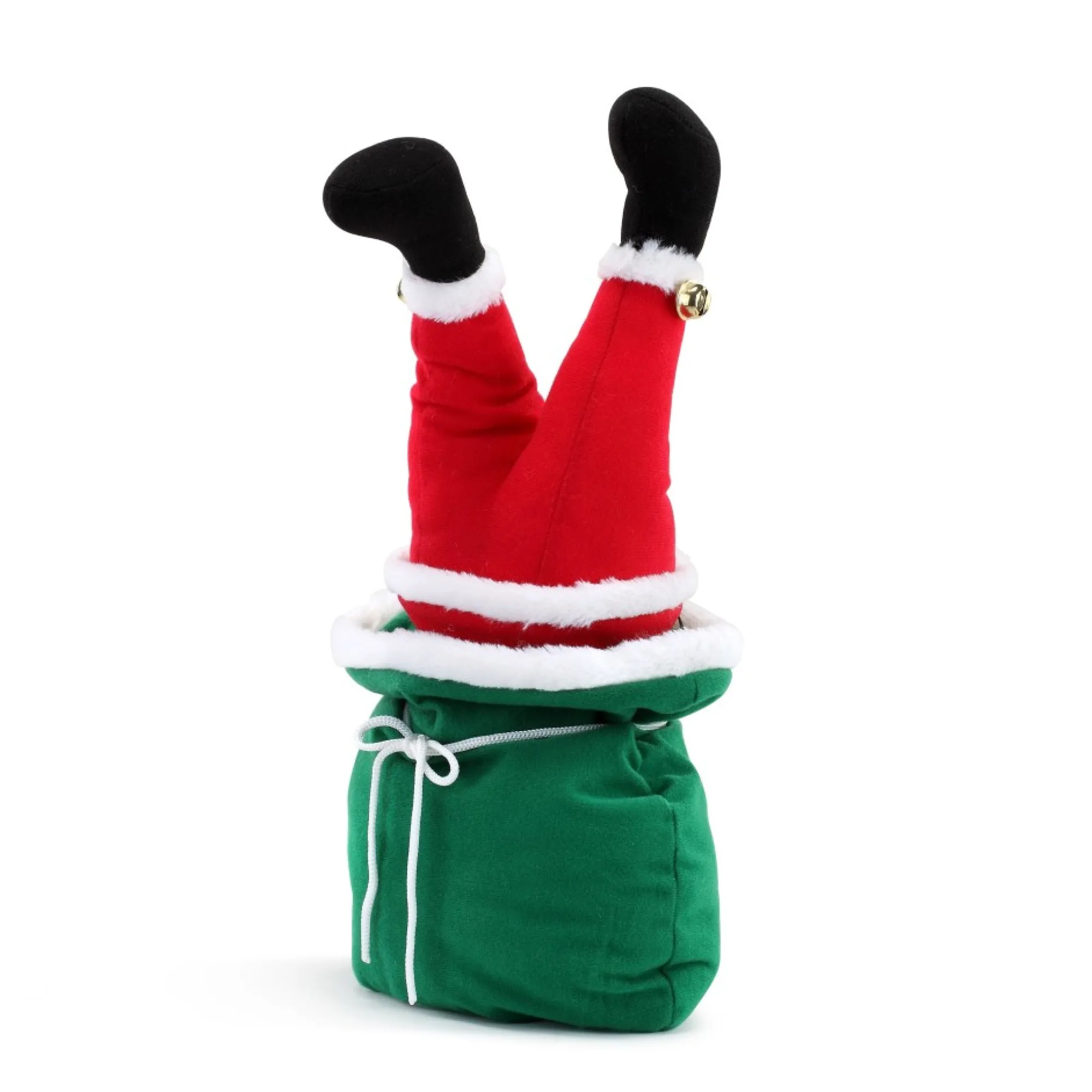 Mr. Christmas Kickers>17" Animated Kicker In Bag - Santa