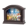 Mr. Christmas Musical Decor>12" Animated Mantel Music Box