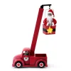 Mr. Christmas Musical Decor>43" Animated North Pole Lighting Crew - Black Santa