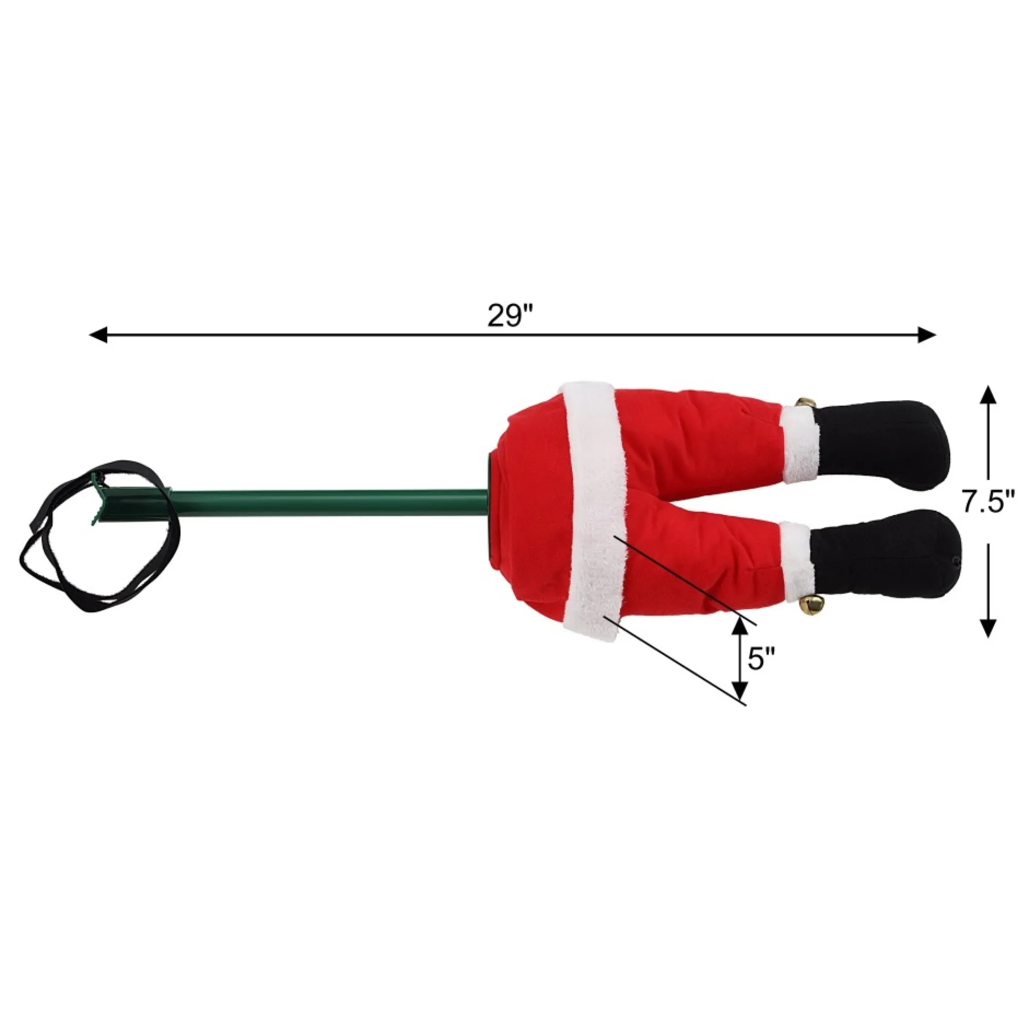 Mr. Christmas Kickers>16" Animated Santa Kickers