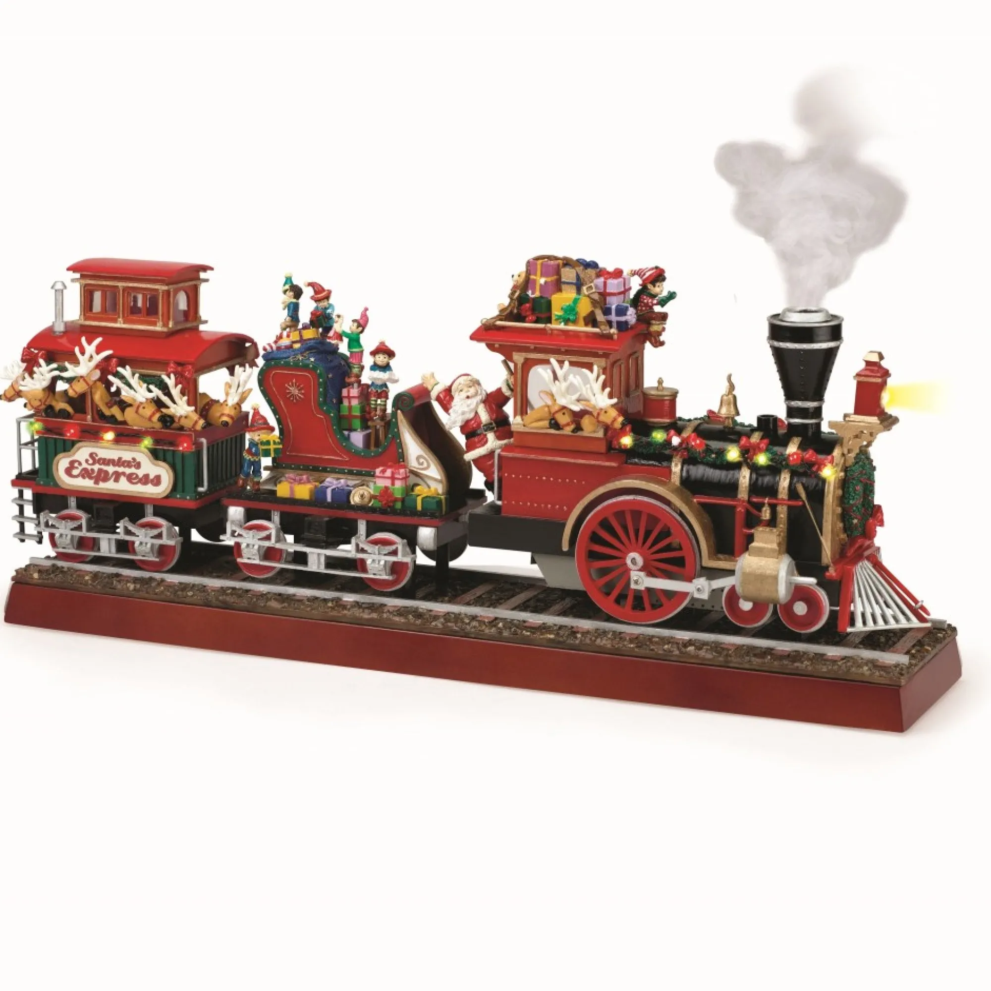Mr. Christmas Musical Decor>16.75" Animated Santa's Express
