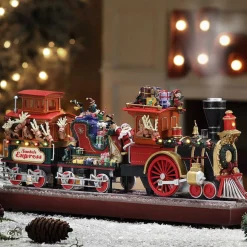 Mr. Christmas Musical Decor>16.75" Animated Santa's Express