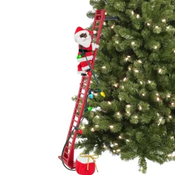 Mr. Christmas Climbers>43" Animated Super Climbing Black Santa