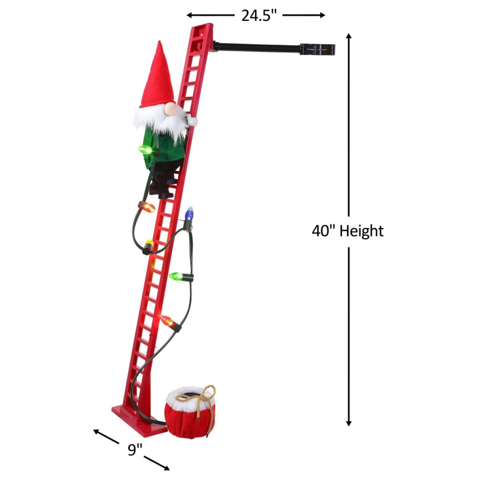 Mr. Christmas Climbers>43" Animated Super Climbing Gnome