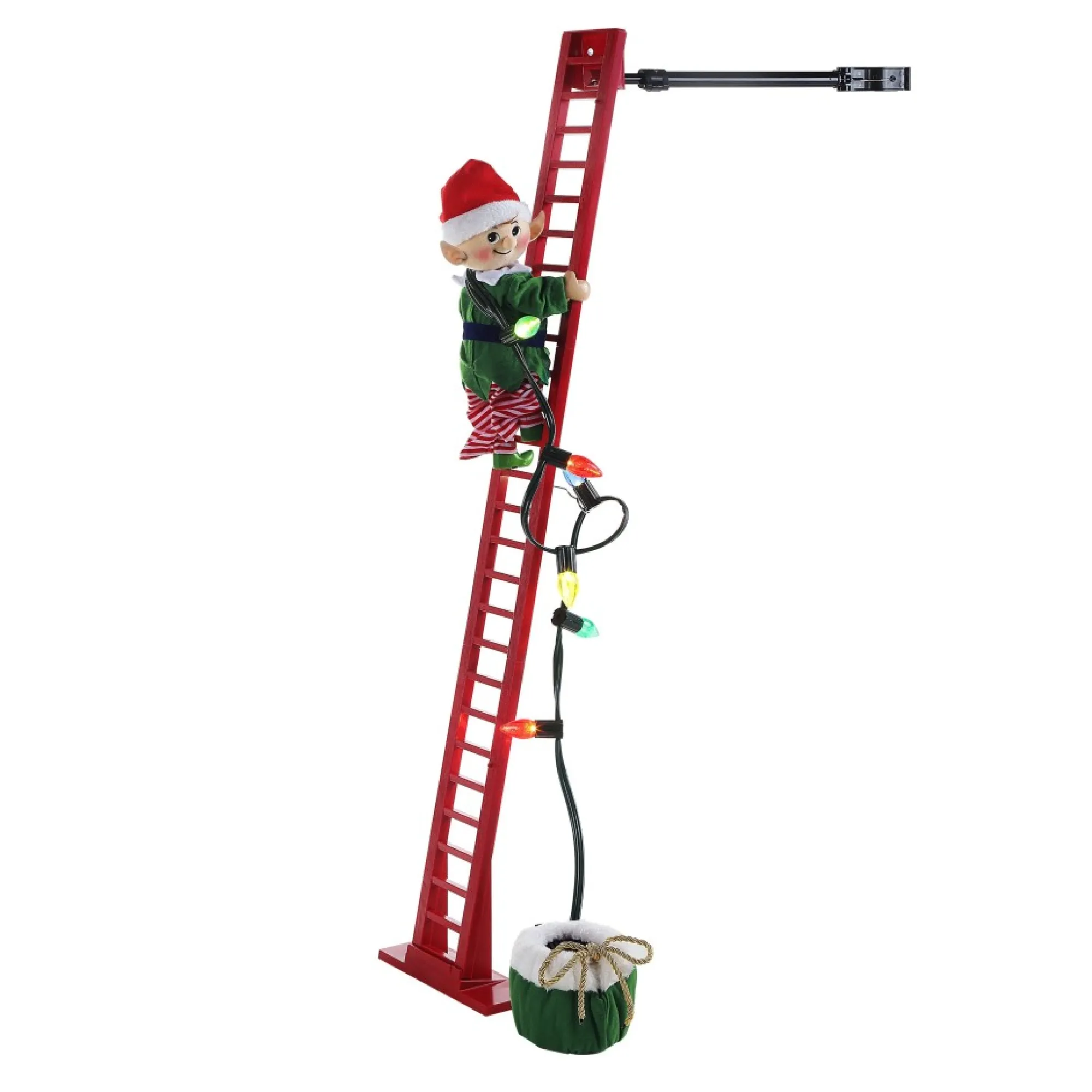 Mr. Christmas Climbers>43" Animated Super Climbing White Elf