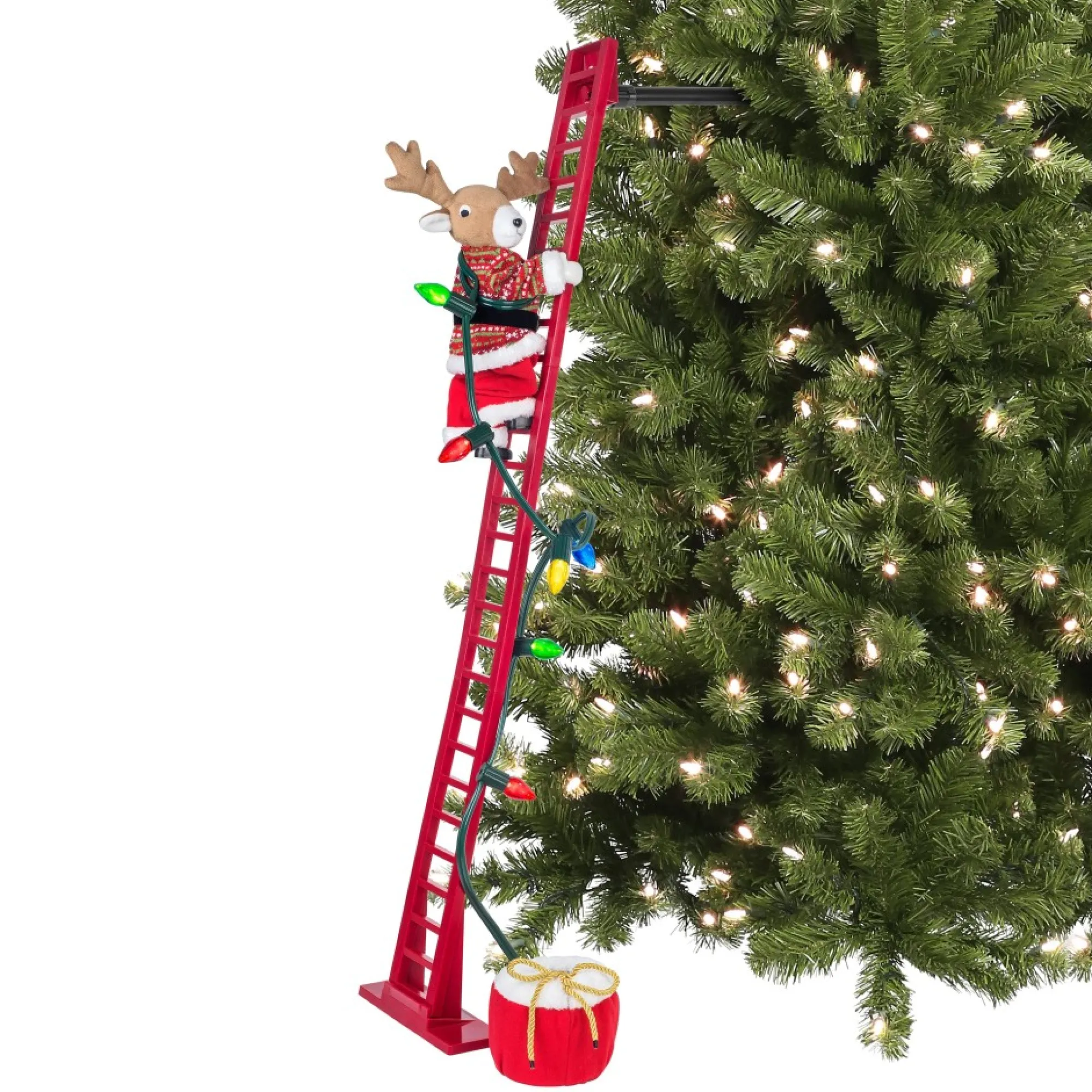 Mr. Christmas Super Climbers>43" Animated Super Climbing Reindeer