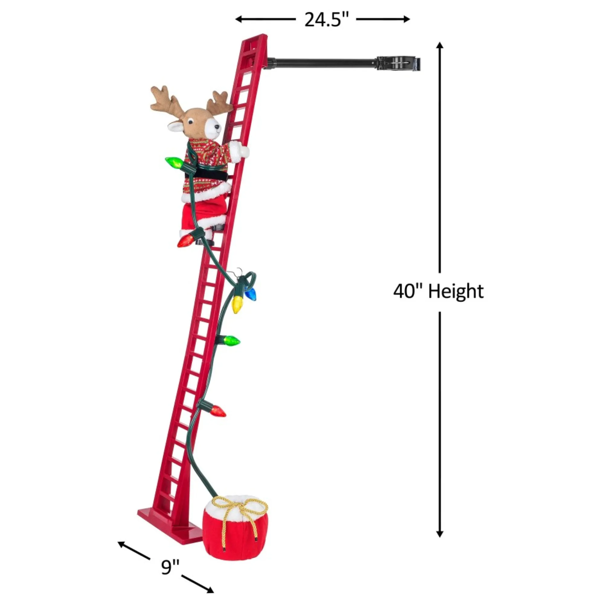 Mr. Christmas Super Climbers>43" Animated Super Climbing Reindeer