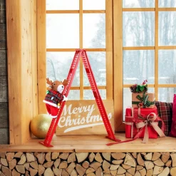 Mr. Christmas Climbers>17" Animated Tabletop Climbing Reindeer