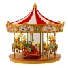Mr. Christmas Musical Decor>12" Animated Very Merry Carousel
