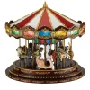 Mr. Christmas Musical Decor>15" Marquee Deluxe Carousel