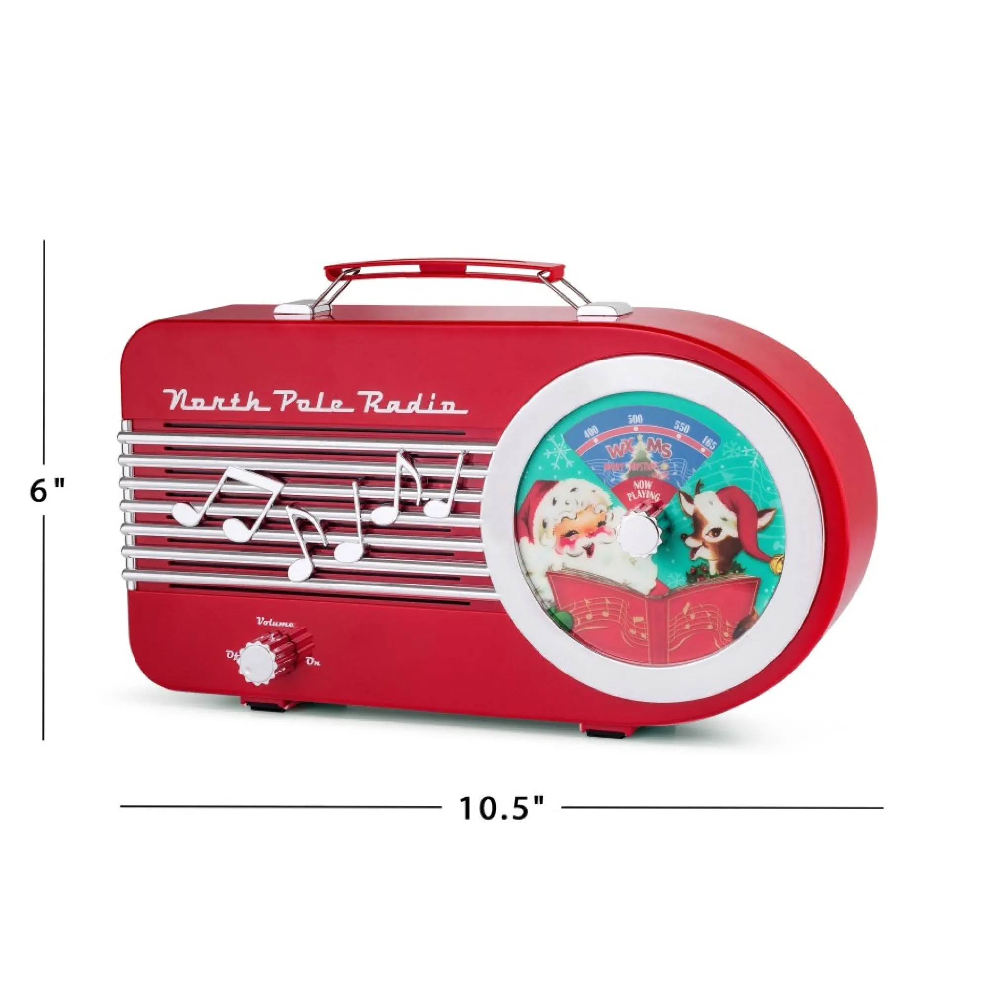Mr. Christmas Musical Decor>10.5" North Pole Radio