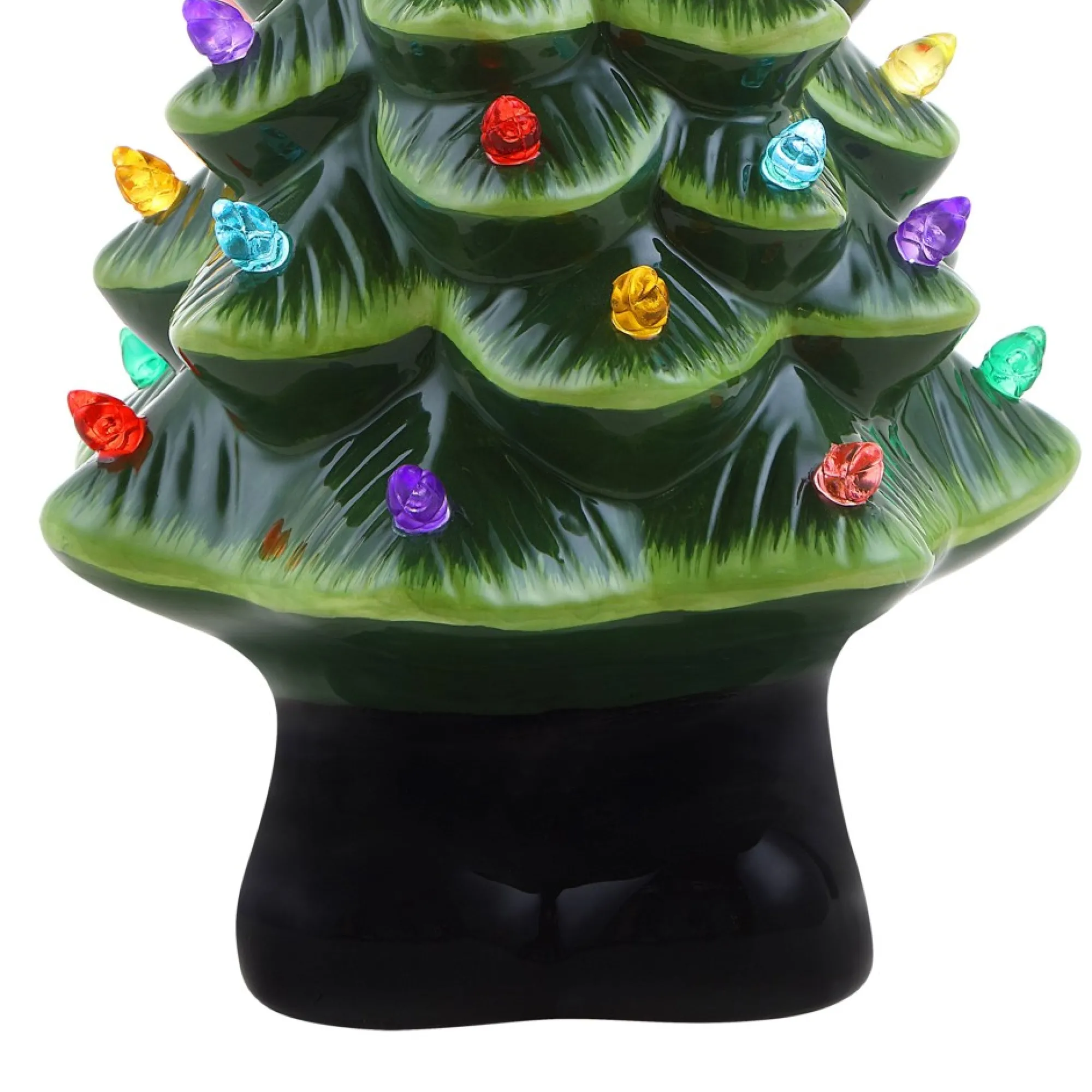 Mr. Christmas Character Trees>8.5" Nostalgic Ceramic Gnome Tree
