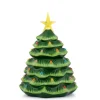 Mr. Christmas Cookie Jars>13" Nostalgic Ceramic Lit Tree Cookie Jar