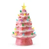 Mr. Christmas Pink Ceramic Trees>12" Nostalgic Ceramic Tree - Pink