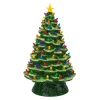 Mr. Christmas Green Ceramic Trees>18" Nostalgic Ceramic Tree - Green