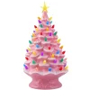 Mr. Christmas Pink Ceramic Trees>24" Nostalgic Ceramic Tree - Pink