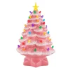 Mr. Christmas Pink Ceramic Trees>14" Nostalgic Ceramic Tree - Pink