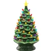 Mr. Christmas Green Ceramic Trees>24" Nostalgic Ceramic Tree - Green