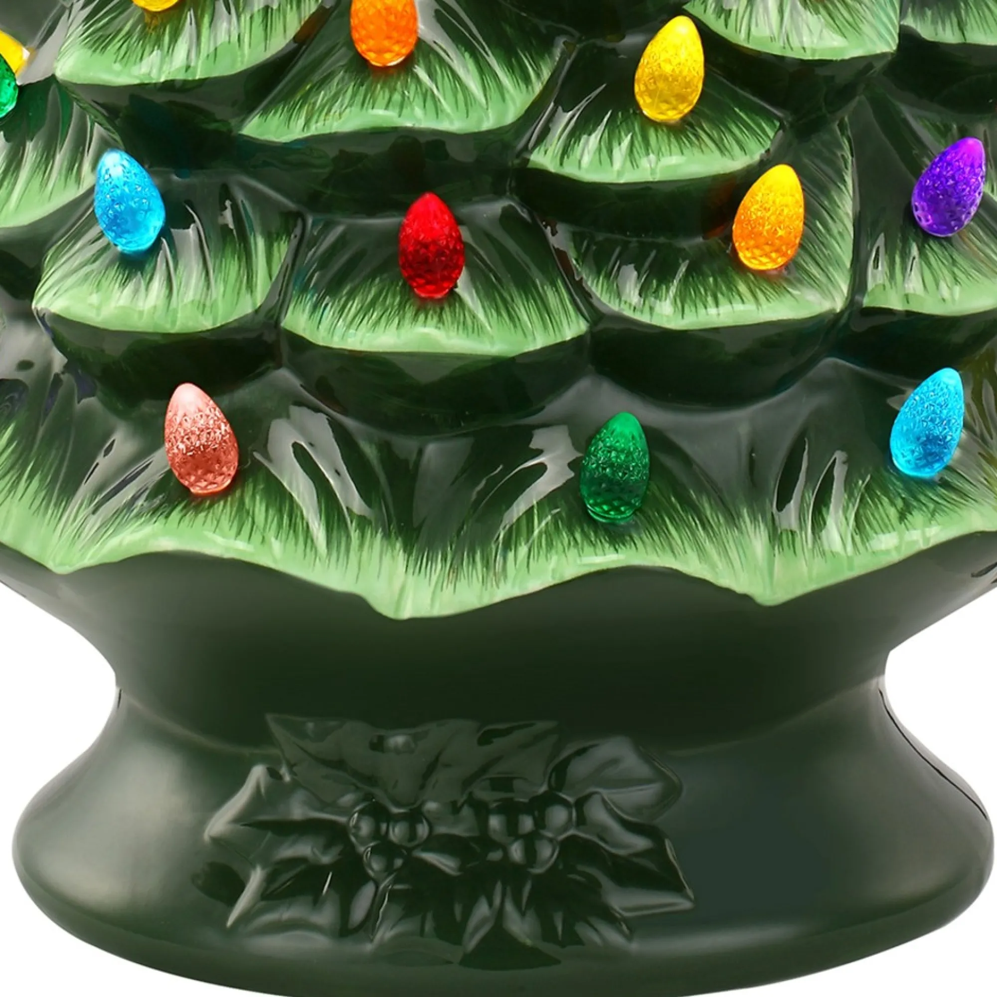 Mr. Christmas Green Ceramic Trees>24" Nostalgic Ceramic Tree - Green