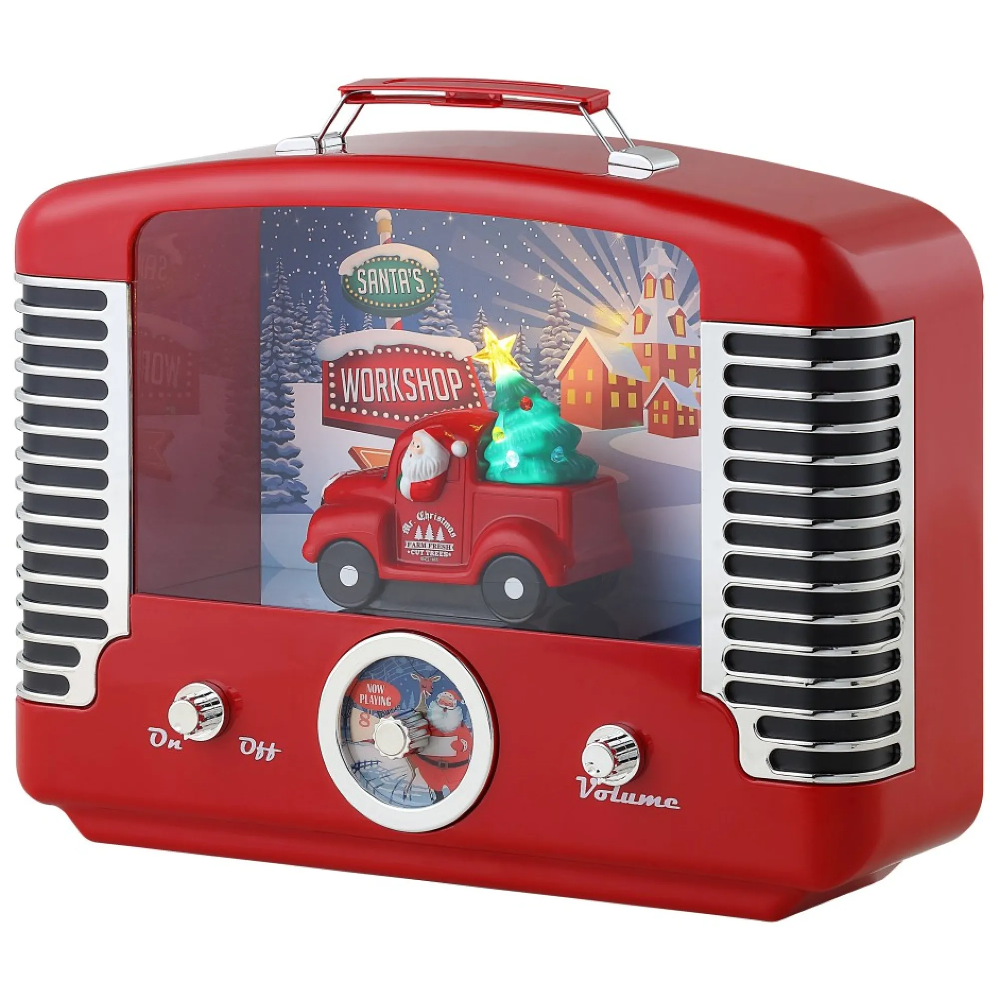 Mr. Christmas Musical Decor>12" Nostalgic Truck Radio