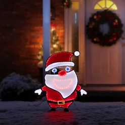 Mr. Christmas Musical Outdoor>36.75" Outdoor Singing Santa