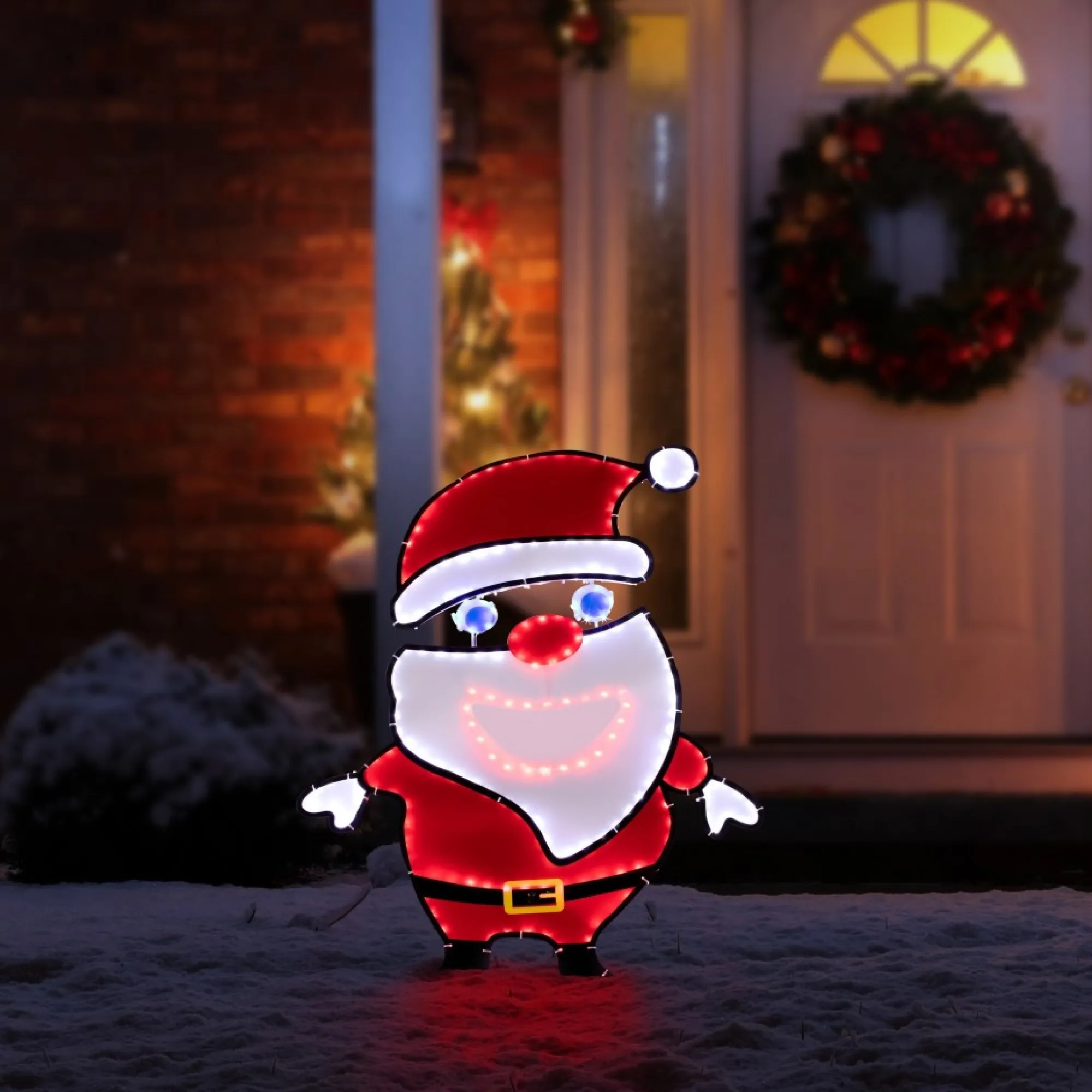 Mr. Christmas Musical Outdoor>36.75" Outdoor Singing Santa