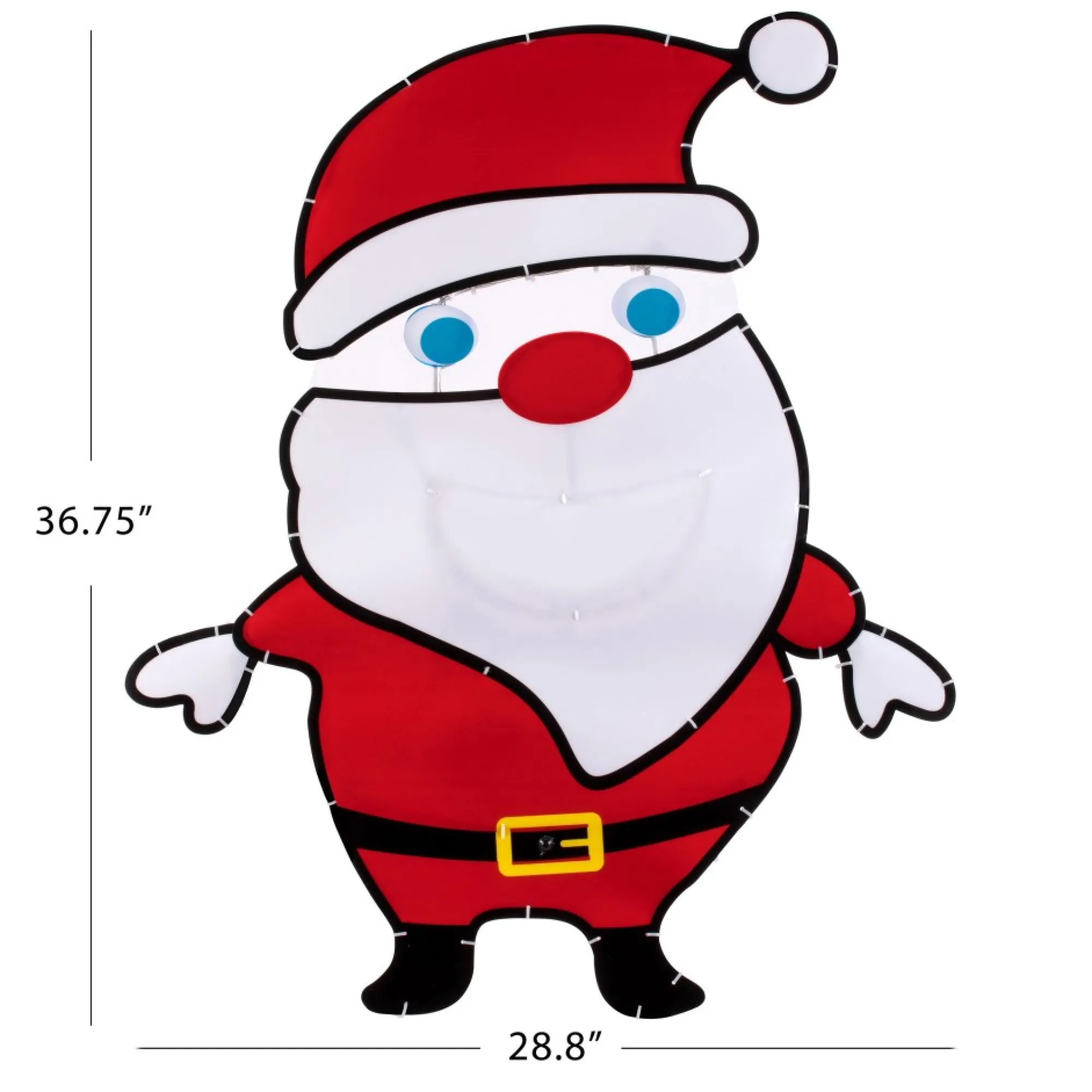 Mr. Christmas Musical Outdoor>36.75" Outdoor Singing Santa