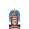 Mr. Christmas Musical Decor>4.9" Retro Jukebox Ornament - Blue