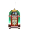 Mr. Christmas Ornaments>4.9" Retro Jukebox Ornament - Green