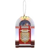 Mr. Christmas Ornaments>4.9" Retro Jukebox Ornament - White