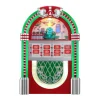 Mr. Christmas Musical Decor>10.3" Retro Rock-O-Rama Jukebox - Red