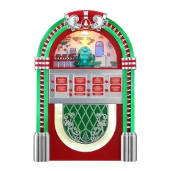 Mr. Christmas Musical Decor>10.3" Retro Rock-O-Rama Jukebox - Red