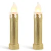 Mr. Christmas Blow Molds>24" Set Of 2 Blow Mold Candles - Gold