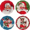 Mr. Christmas Plates & Platters>8.5" Set Of 4 Nostalgic Ceramic Plates