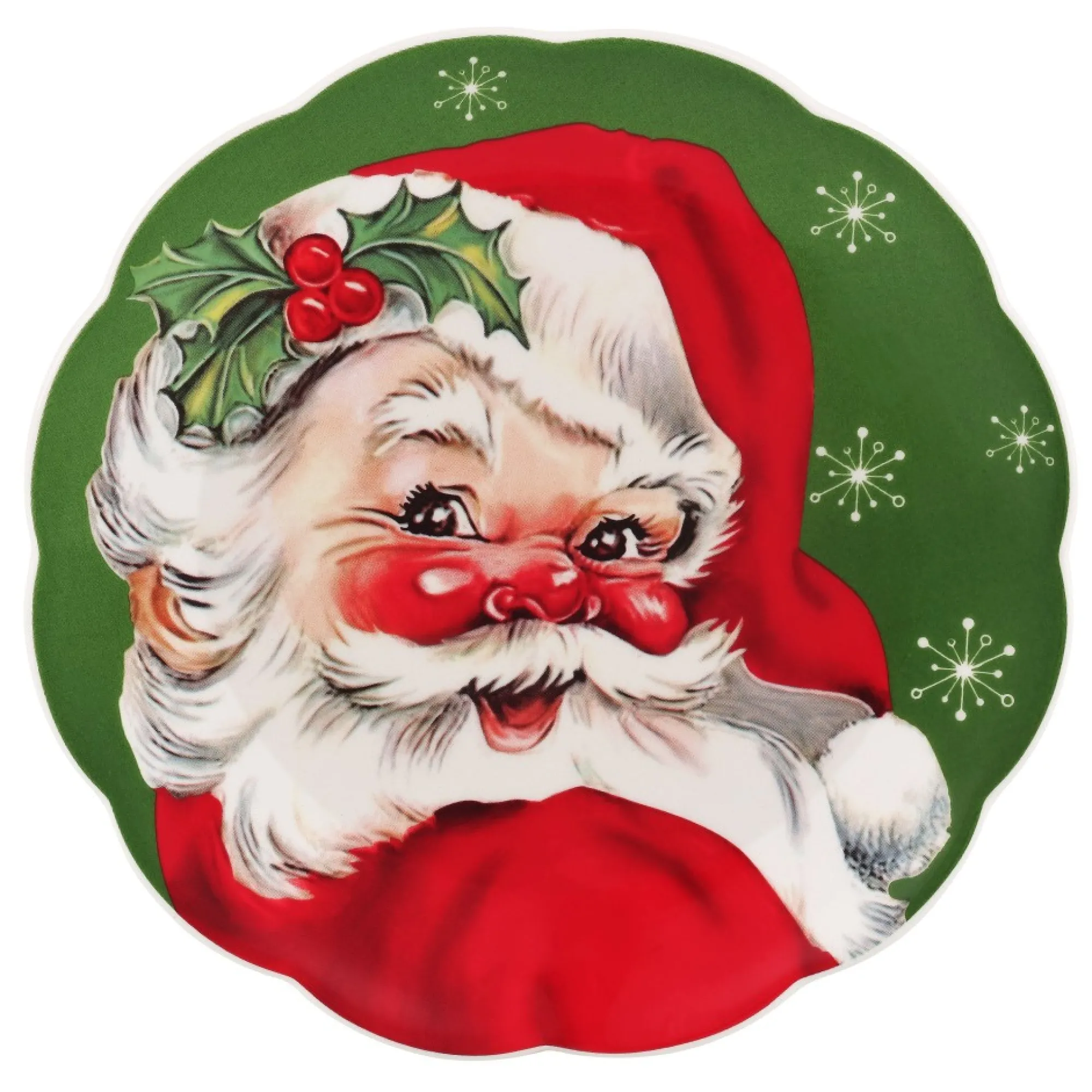 Mr. Christmas Plates & Platters>8.5" Set Of 4 Nostalgic Ceramic Plates