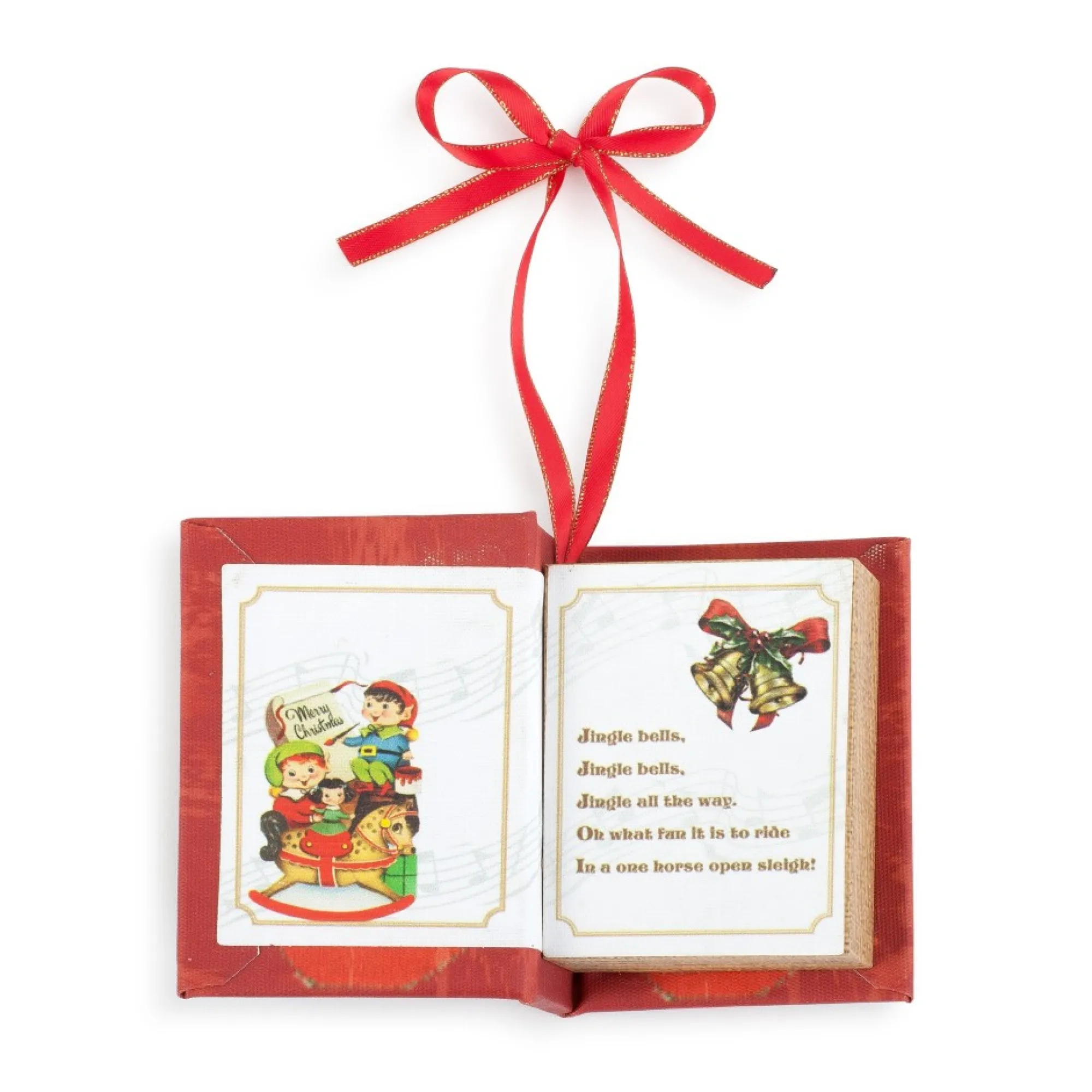 Mr. Christmas Musical Decor>3.75" Set Of 4 Nostalgic Musical Songbooks