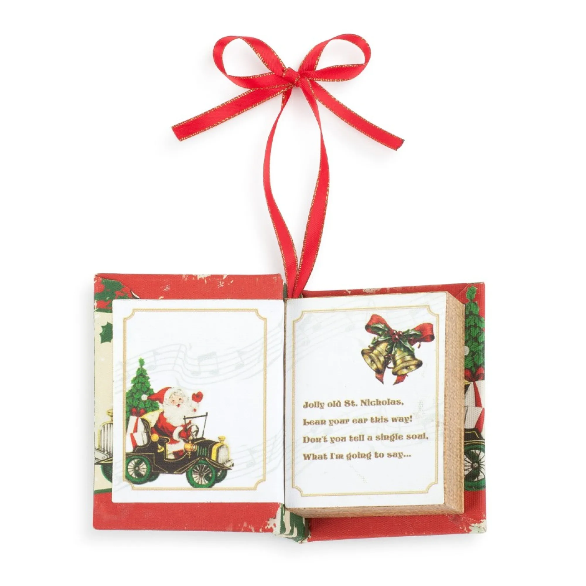 Mr. Christmas Musical Decor>3.75" Set Of 4 Nostalgic Musical Songbooks