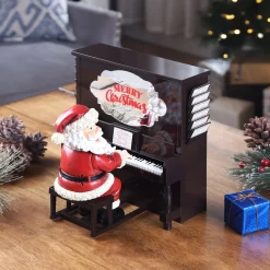 Mr. Christmas Musical Decor>10" Sing Along Santa