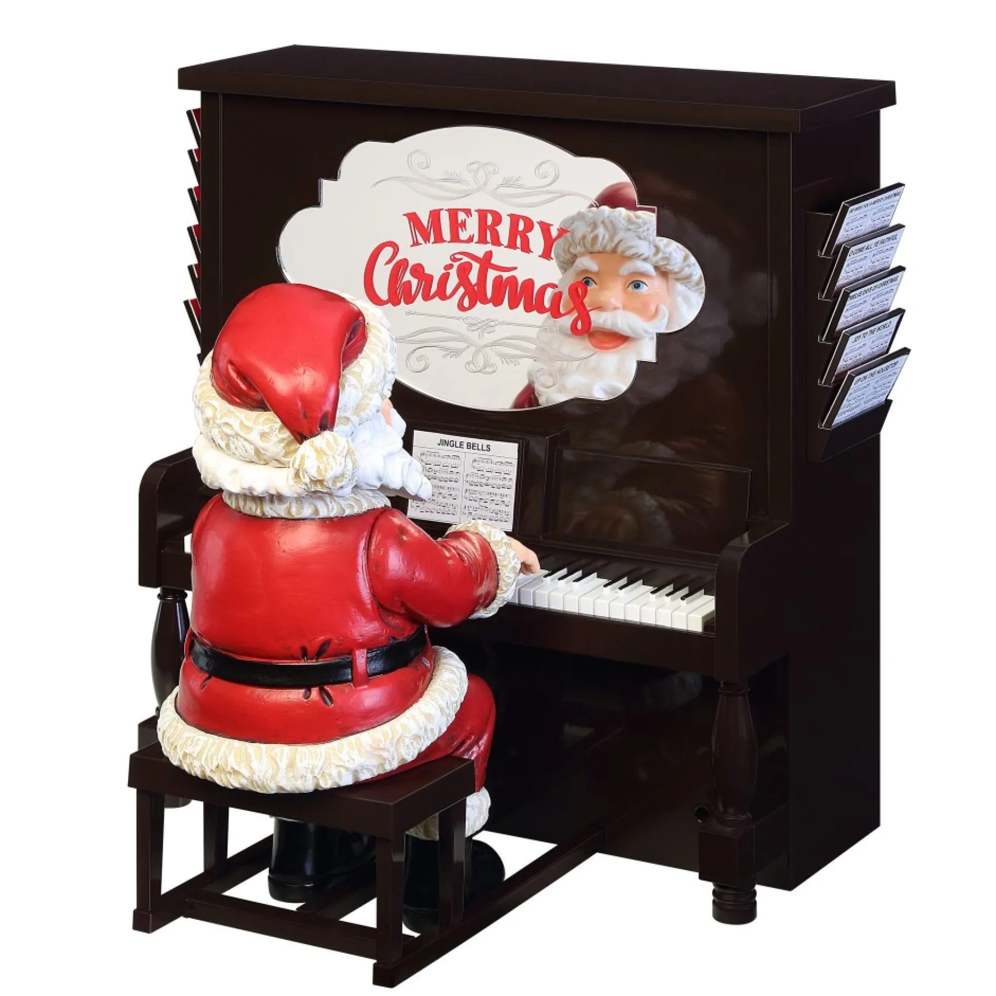 Mr. Christmas Musical Decor>10" Sing Along Santa