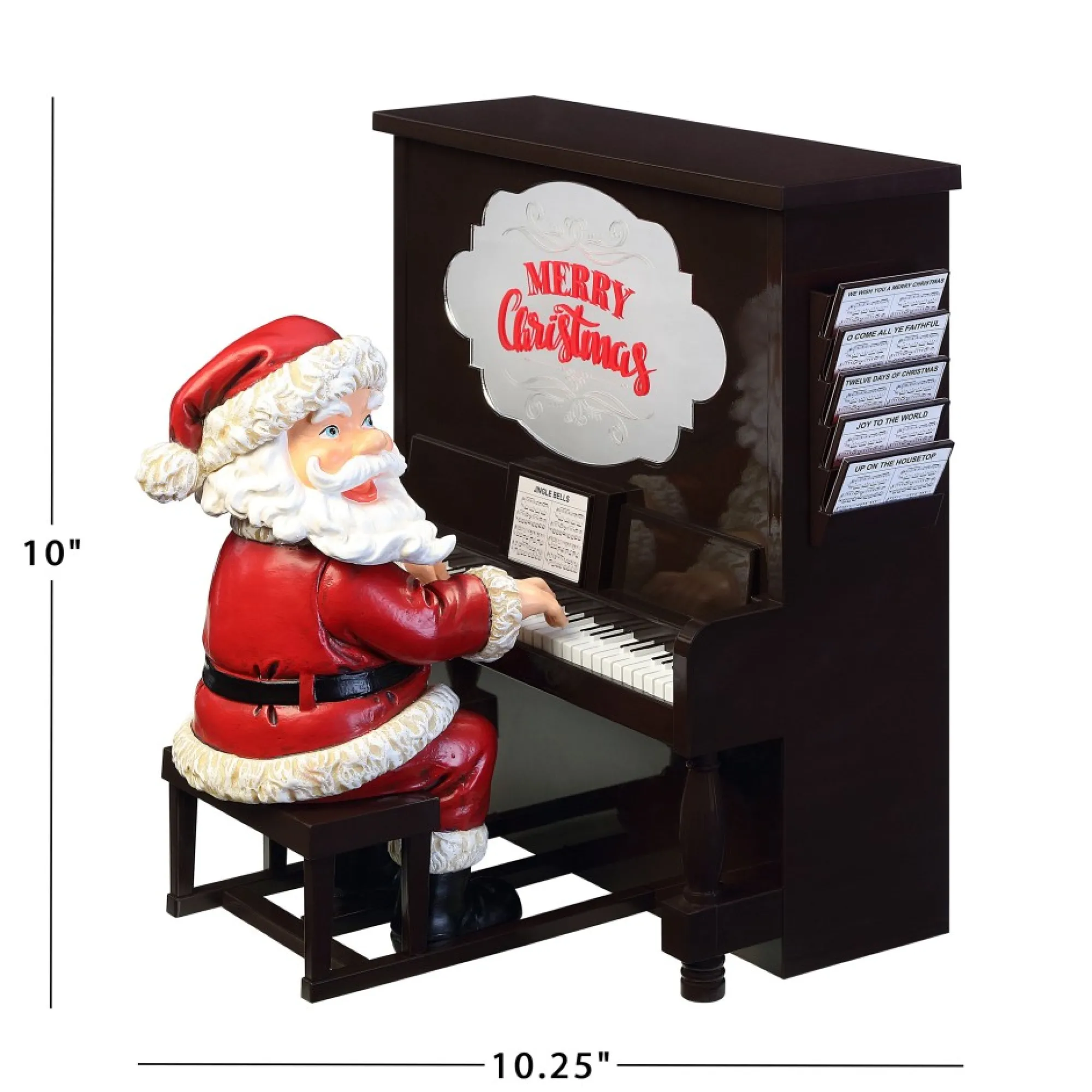 Mr. Christmas Music Boxes>10" Sing Along Santa