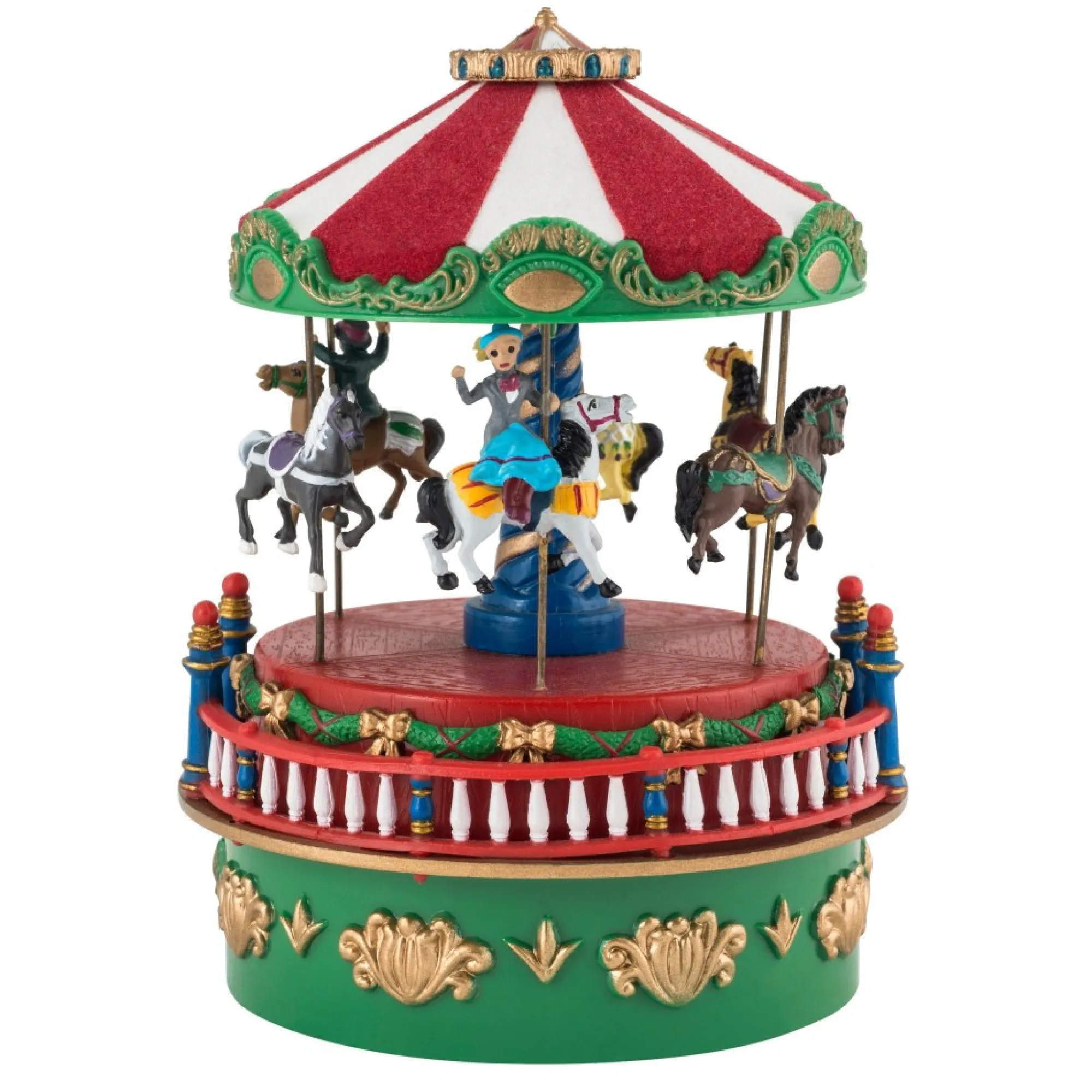 Mr. Christmas Music Boxes>Mini Carnival Music Box - Carousel