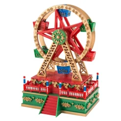 Mr. Christmas Musical Decor>Mini Carnival Music Box - Ferris Wheel