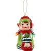 Mr. Christmas Ornaments>Mini Nostalgic Ceramic Figure - Elf