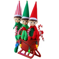 Mr. Christmas Musical Decor></noscript>Musical Tabletop Elves In Sleigh