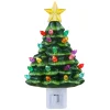 Mr. Christmas Night Lights>Nostalgic Ceramic Tree Nightlight - Green