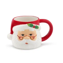 Mr. Christmas Mugs>16Oz Nostalgic Ceramic Santa Mug